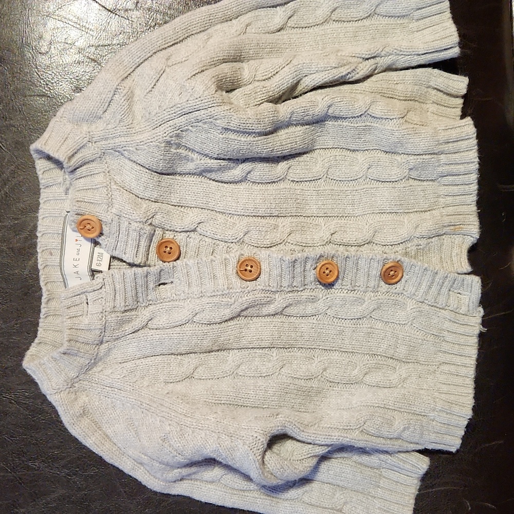 Knit Baby Cardigan 6-12M